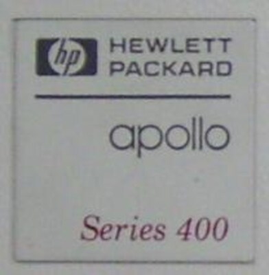 HP Apollo series 400 badge