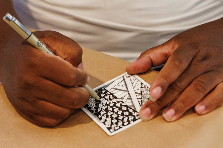 Discovery Dinner: Zentangle with Certified Instructor Jennifer Barber