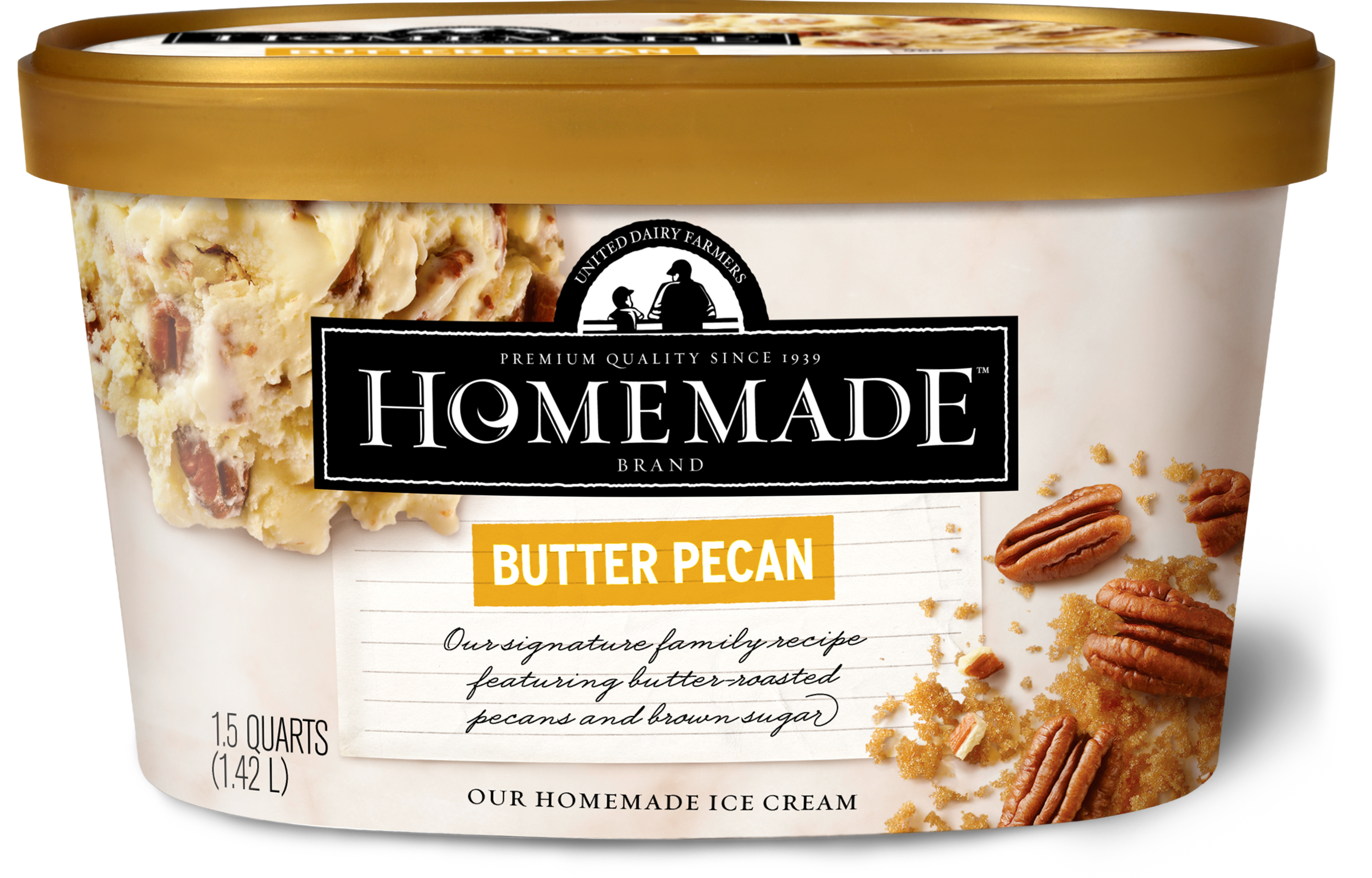 Butter Pecan of United Dairy Farmers