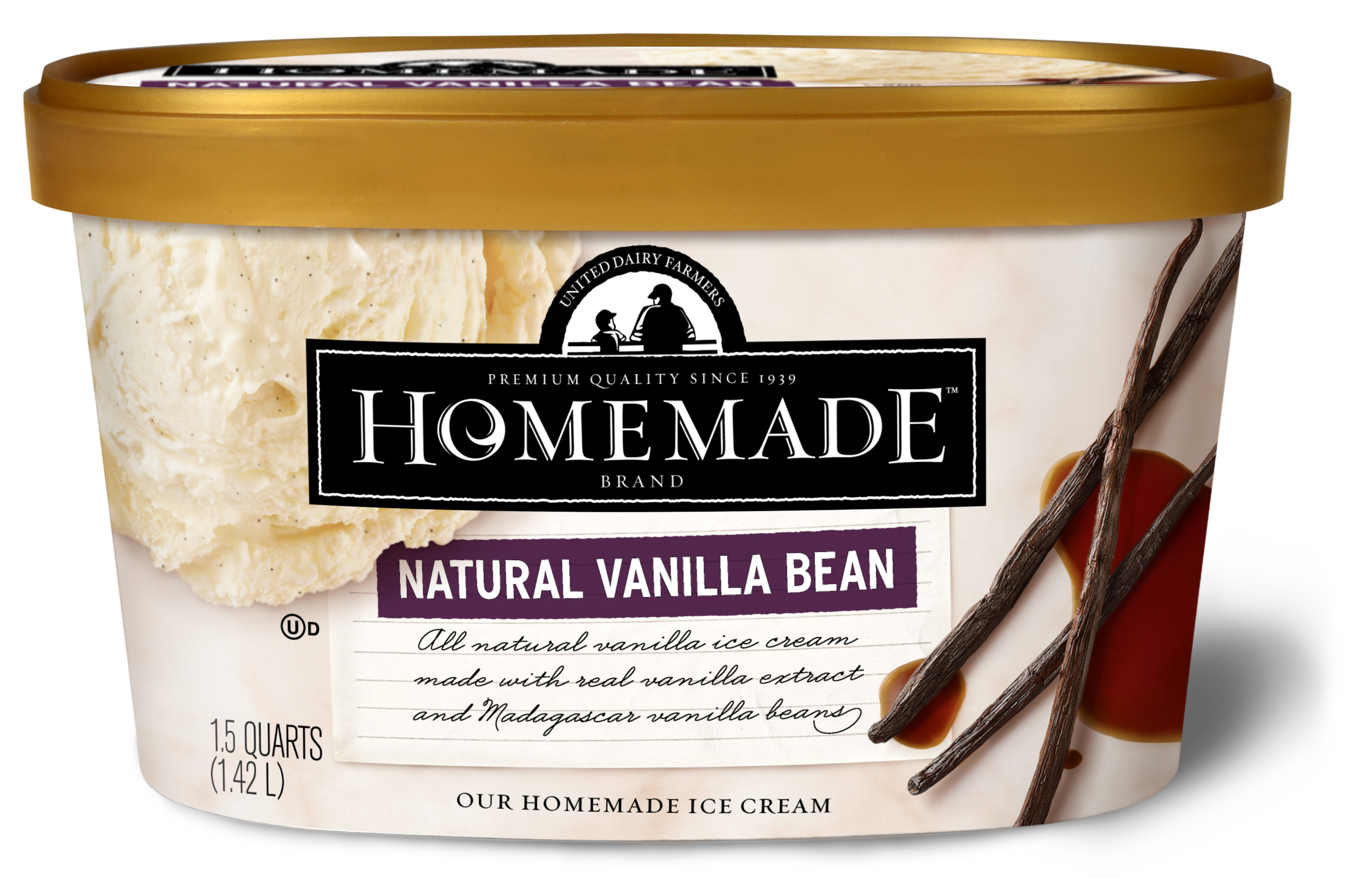 Natural Vanilla Bean of United Dairy Farmers