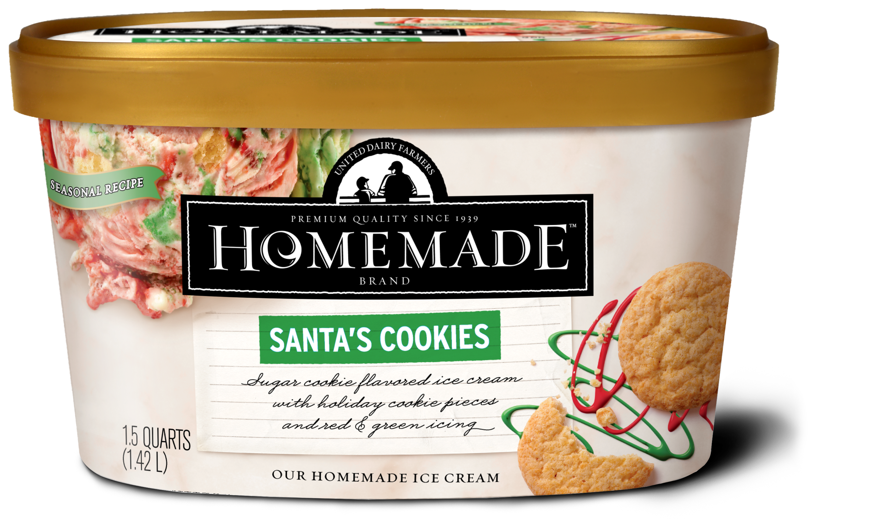 Santa’s Cookies of United Dairy Farmers