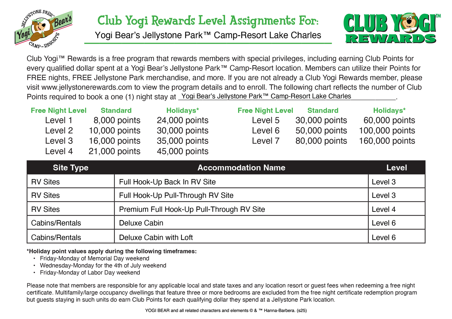 Club Yogi Rewards