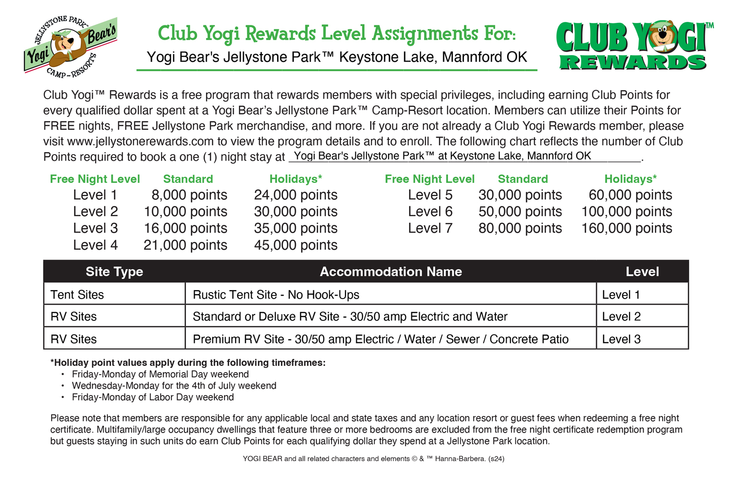 Club Yogi™ Rewards