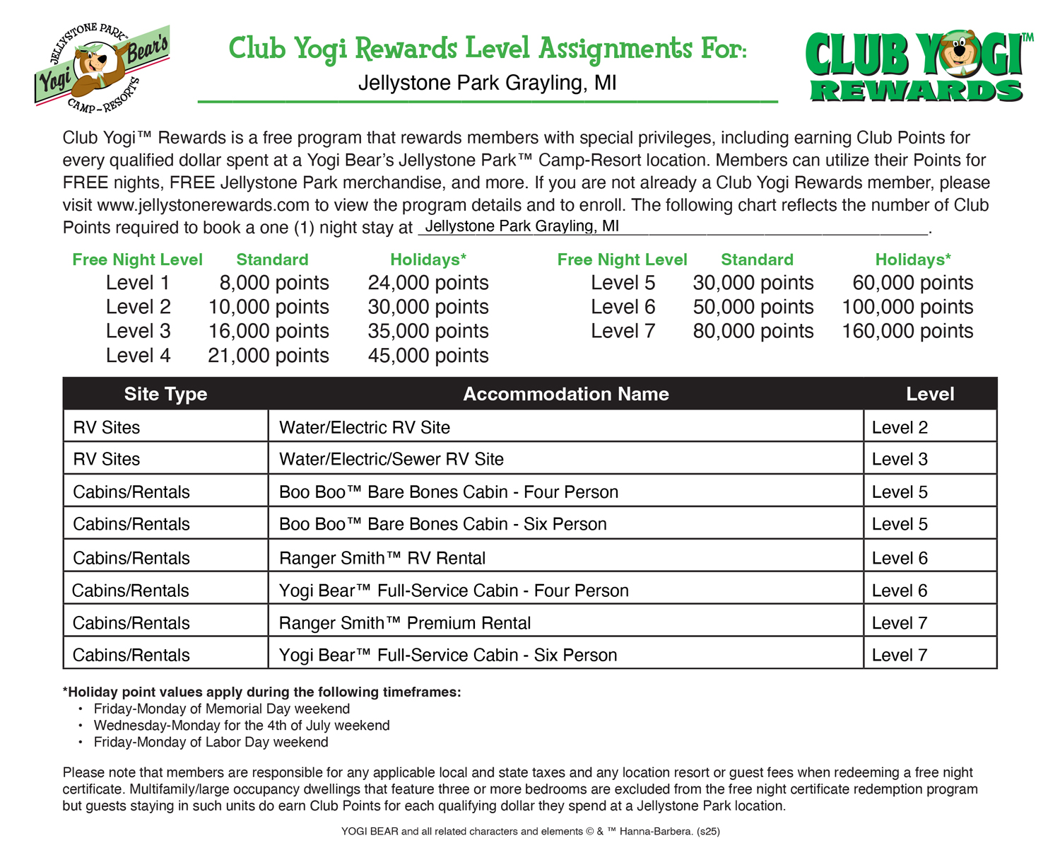 Club Yogi™ Rewards