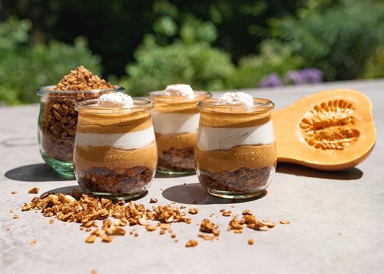 Butternut Squash Mousse Parfait