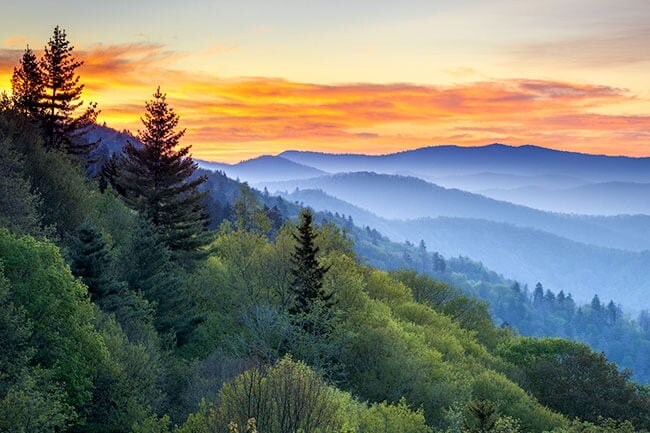 The Great Smoky Mountains National Park at Gatlinburgriverinn