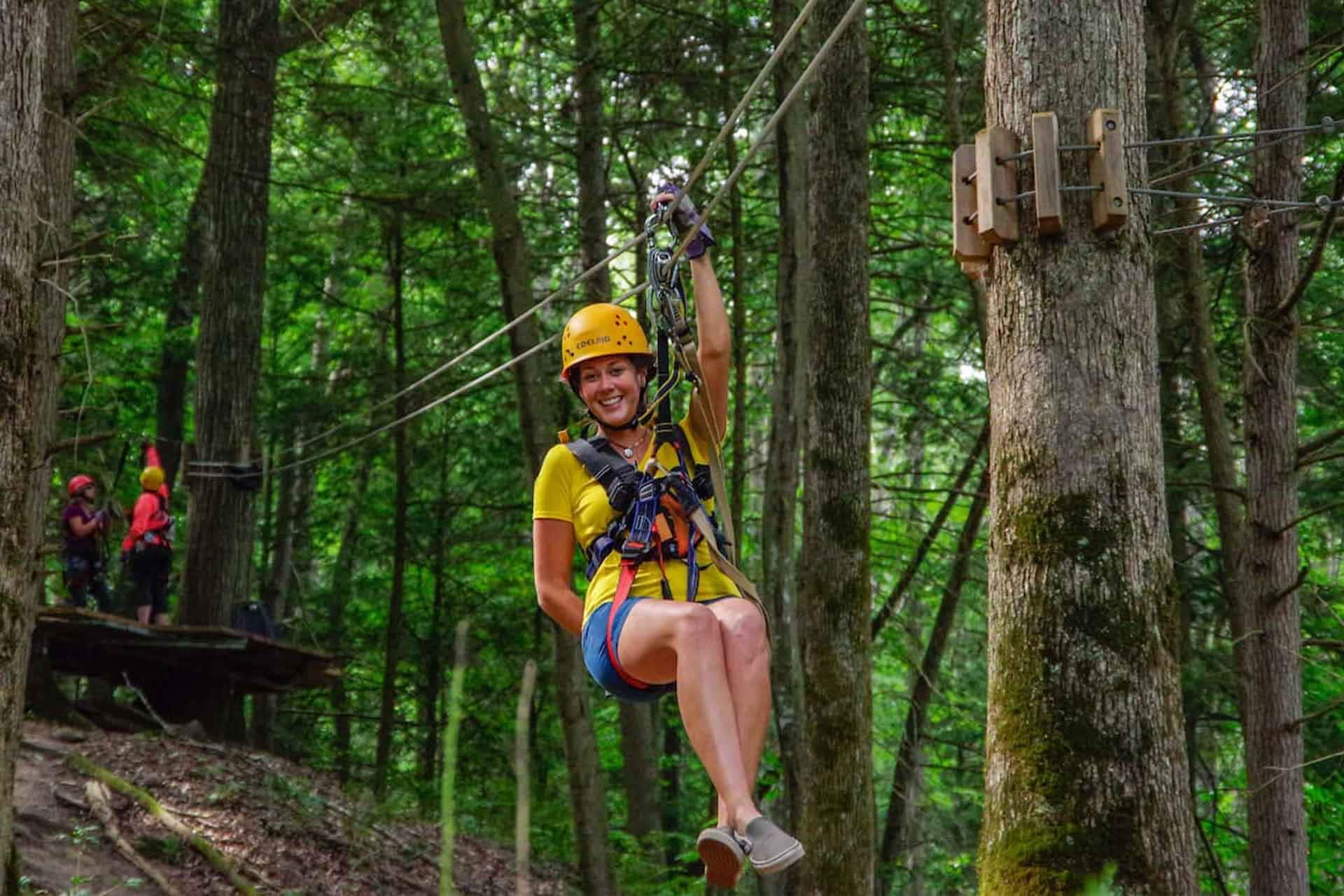 Treetops Zipline Canopy Tour | Adventures on the Gorge