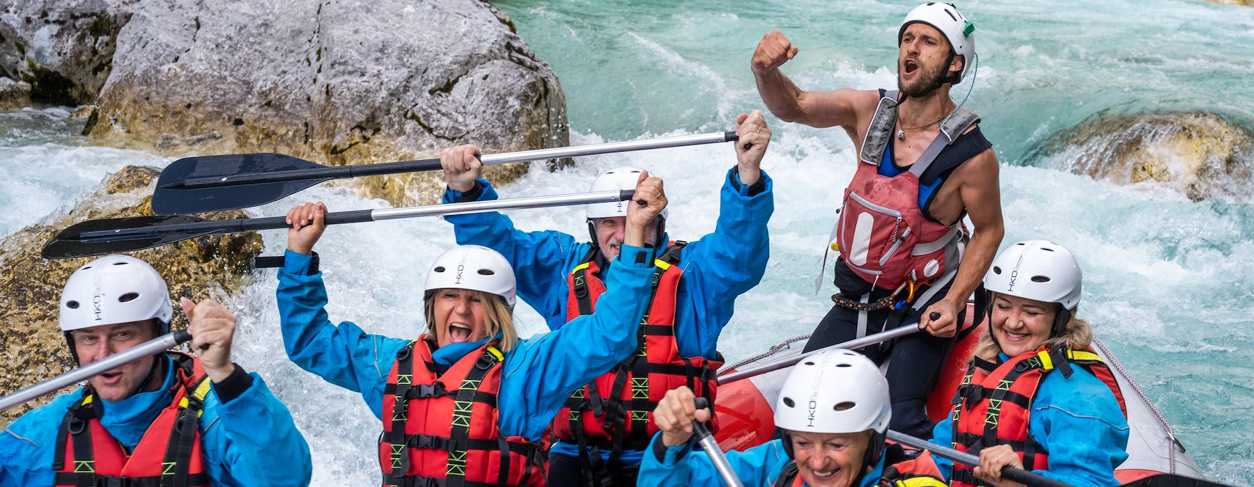 People white-water rafting on a turbulent river Adventures on the Gorge - Lansing West Virginia USA