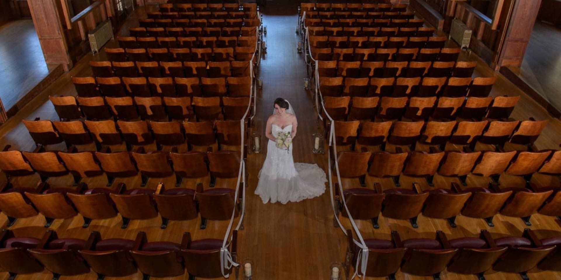 A bride in a white gown stands Asilomar Hotel and Conference Grounds - Pacific Grove California