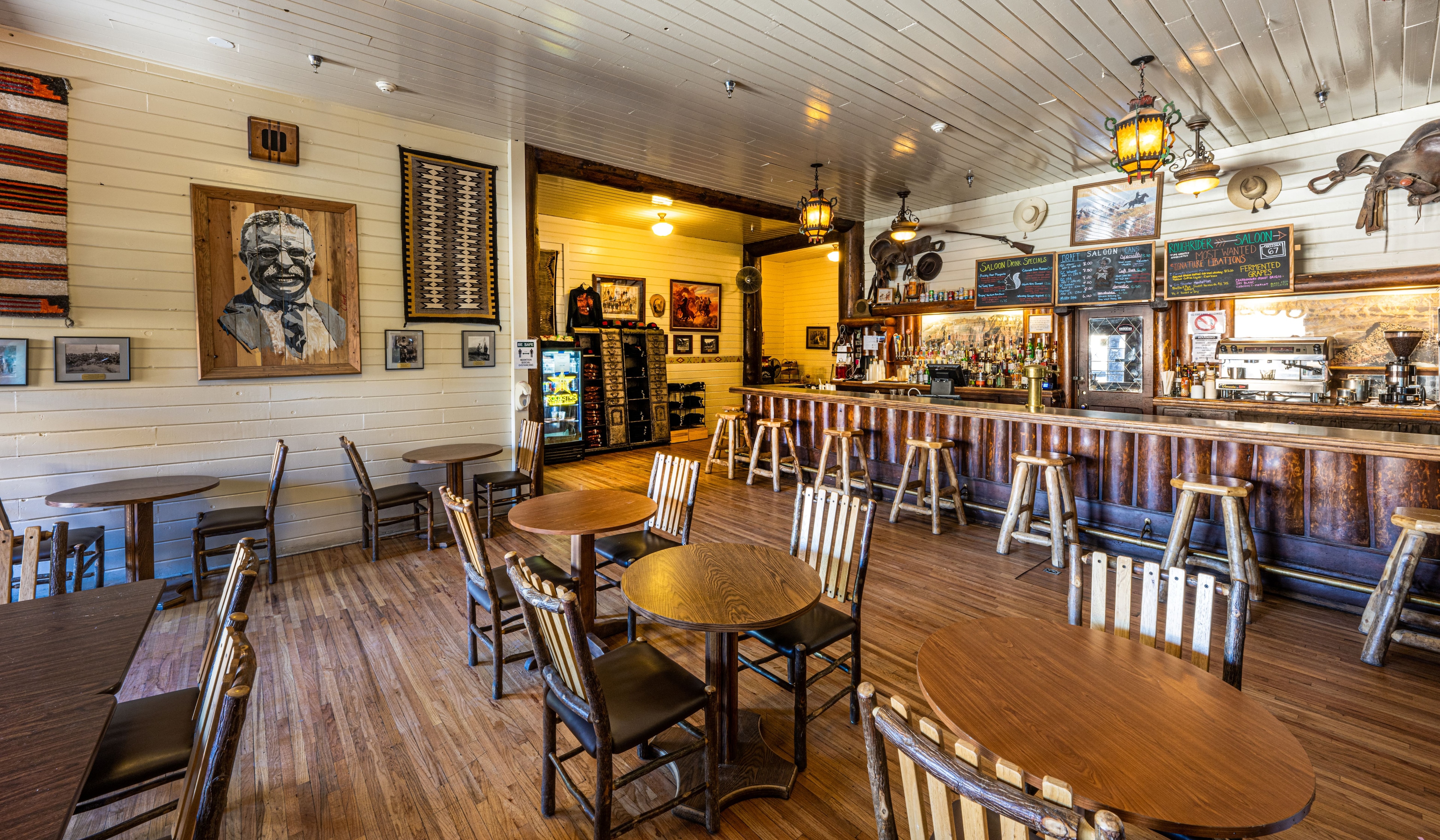 Phoenix to Grand Canyon Lodge North - Wild West Dining At The Saloon Grand Canyon Lodge North Rim Arizona