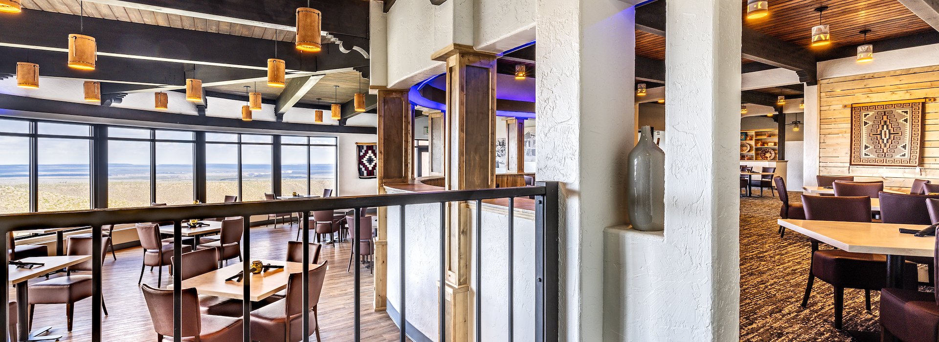 Sweeping Views at Metate Room Restaurant Mesa Verde Lodge and Tours Mancos Colorado