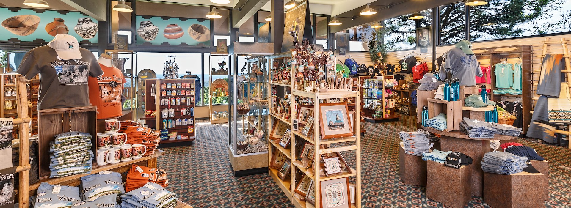 Shopping at Mesa Verde Lodge and Tours Mancos Colorado USA