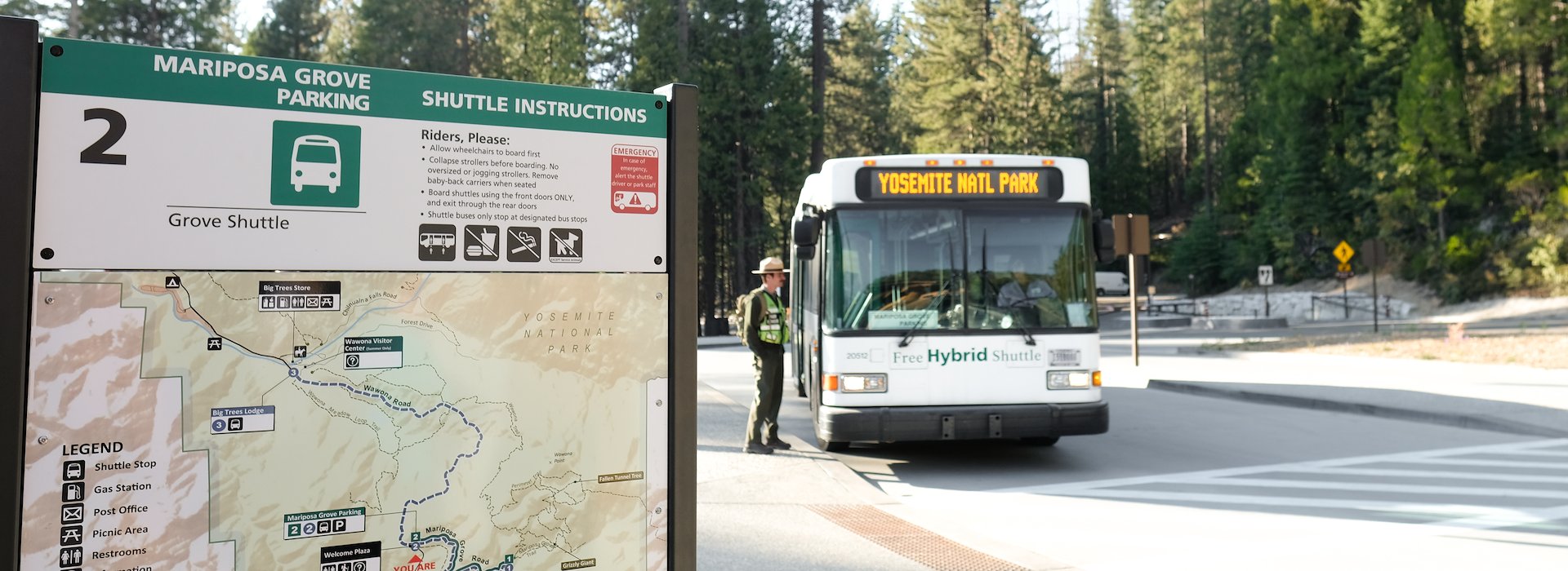 Shuttles Yosemite National Park Lodging and Activities - California - United States