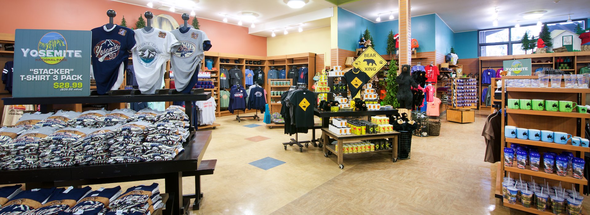 Shopping center of Yosemite National Park Lodging and Activities - California - United States