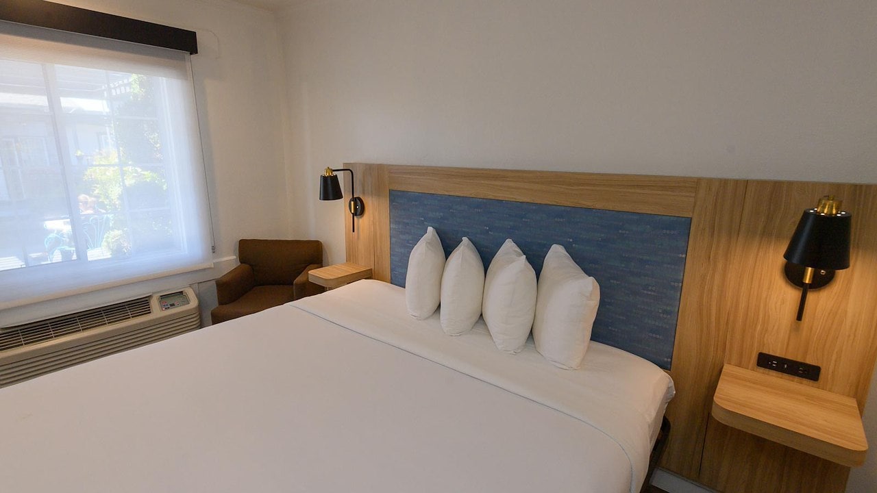 QUEEN BEDROOM at Blue Pacific Hotel, California