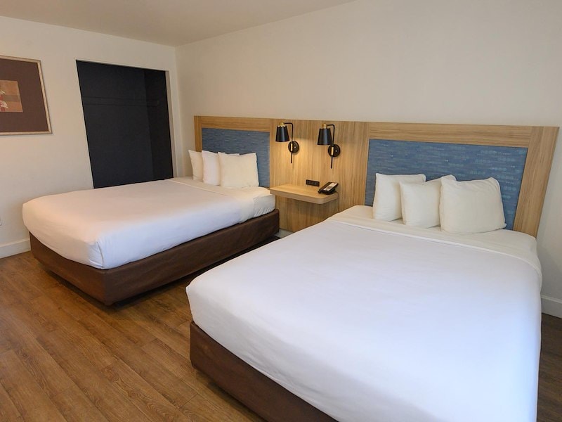 TWO QUEEN BEDROOM at Blue Pacific Hotel, California - 1