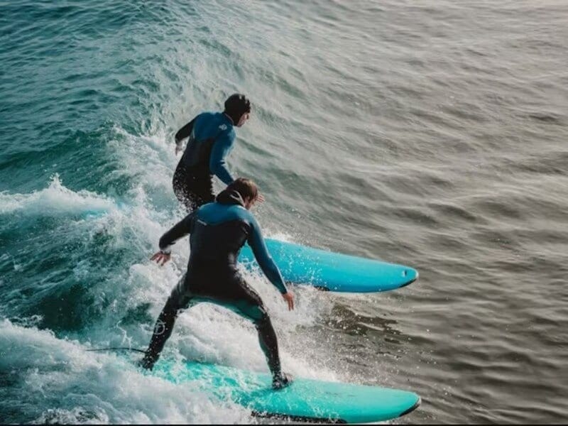 SURFING THROUGH WAVES