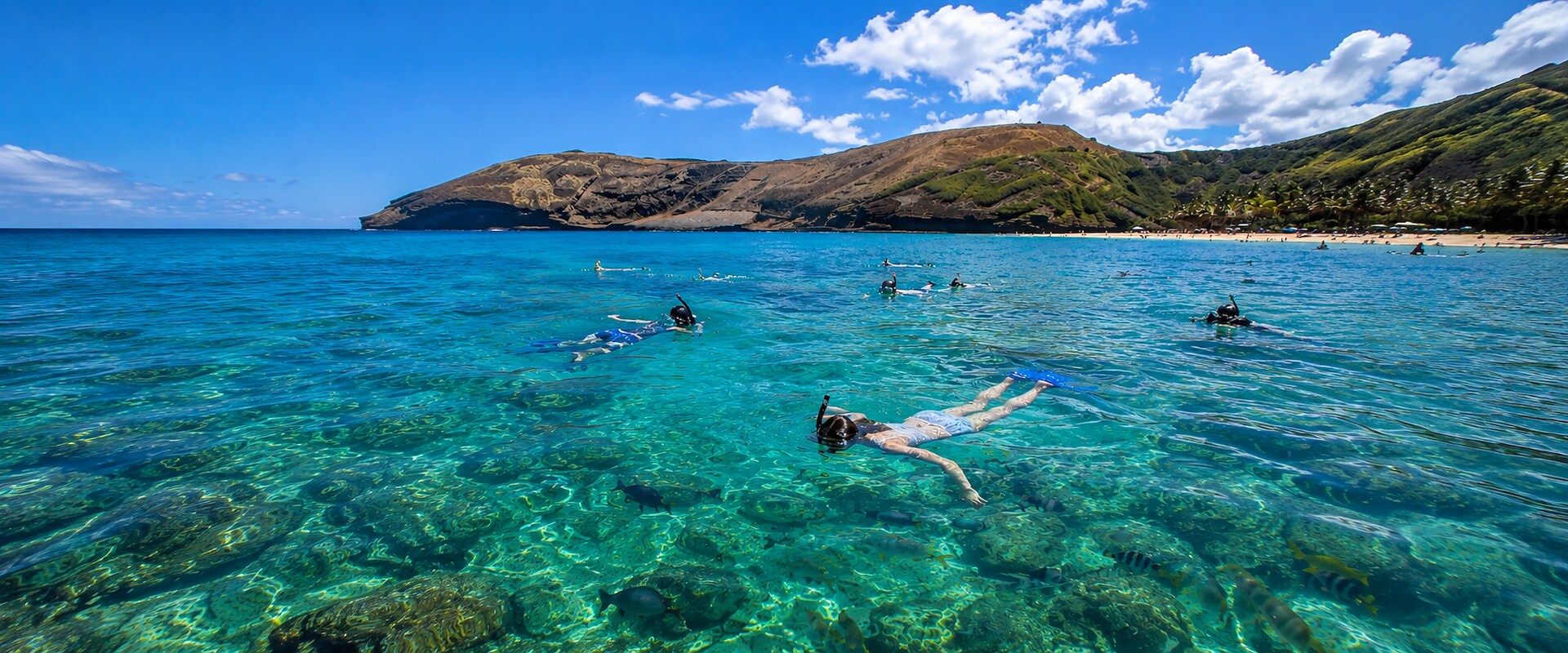 Hanauma Bay Overlook View in Honolulu, Hawaii