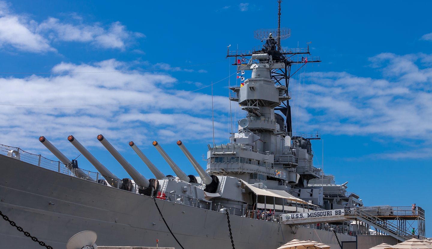 Pearl Harbor and Battleship Missouri Tour in Carnival Luminosa Ship Offered by Roberts Hawaii, Honolulu, HI, USA