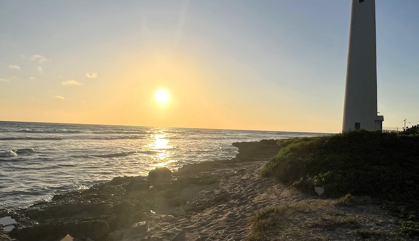 Barbers Point Lighthouse in Germaine's Luau by Roberts Hawaii, Honolulu, HI, USA