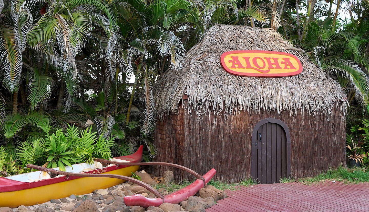 Aloha Hut Germaines Luau Roberts Hawaii Honolulu, Hawaii.