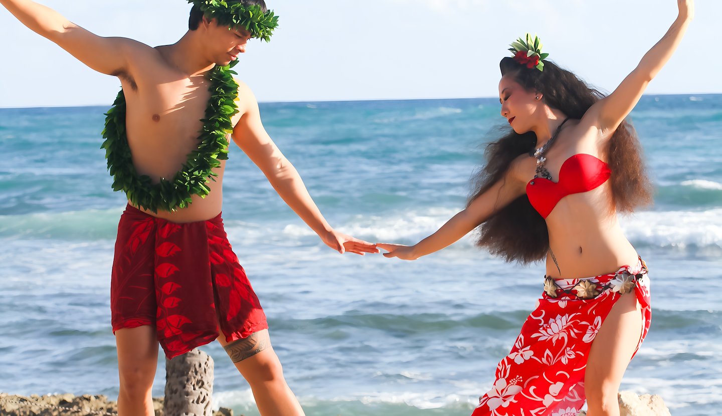 Performance in Germaine's Luau Cruise Excursions in Roberts Hawaii, Honolulu, HI, USA