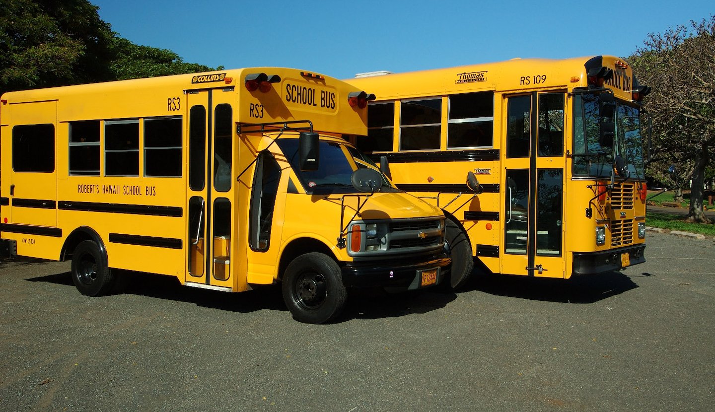 School Bus Charter Service by Roberts Hawaii, Honolulu, HI, USA