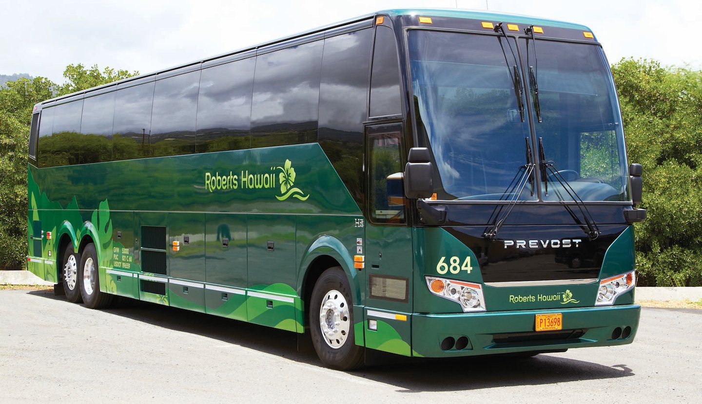 Prevost Bus by Roberts Hawaii, Honolulu, HI, USA