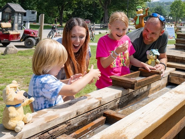 Gem Mining at Jellystone Park™ Kozy Rest