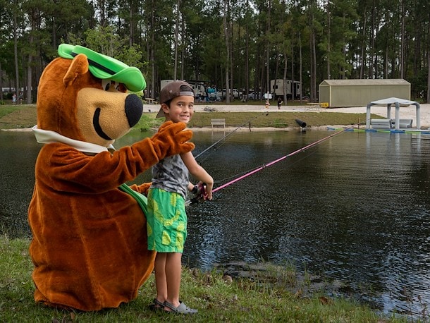 Fishing Pond at Jellystone Park™ Alabama Golf Coast