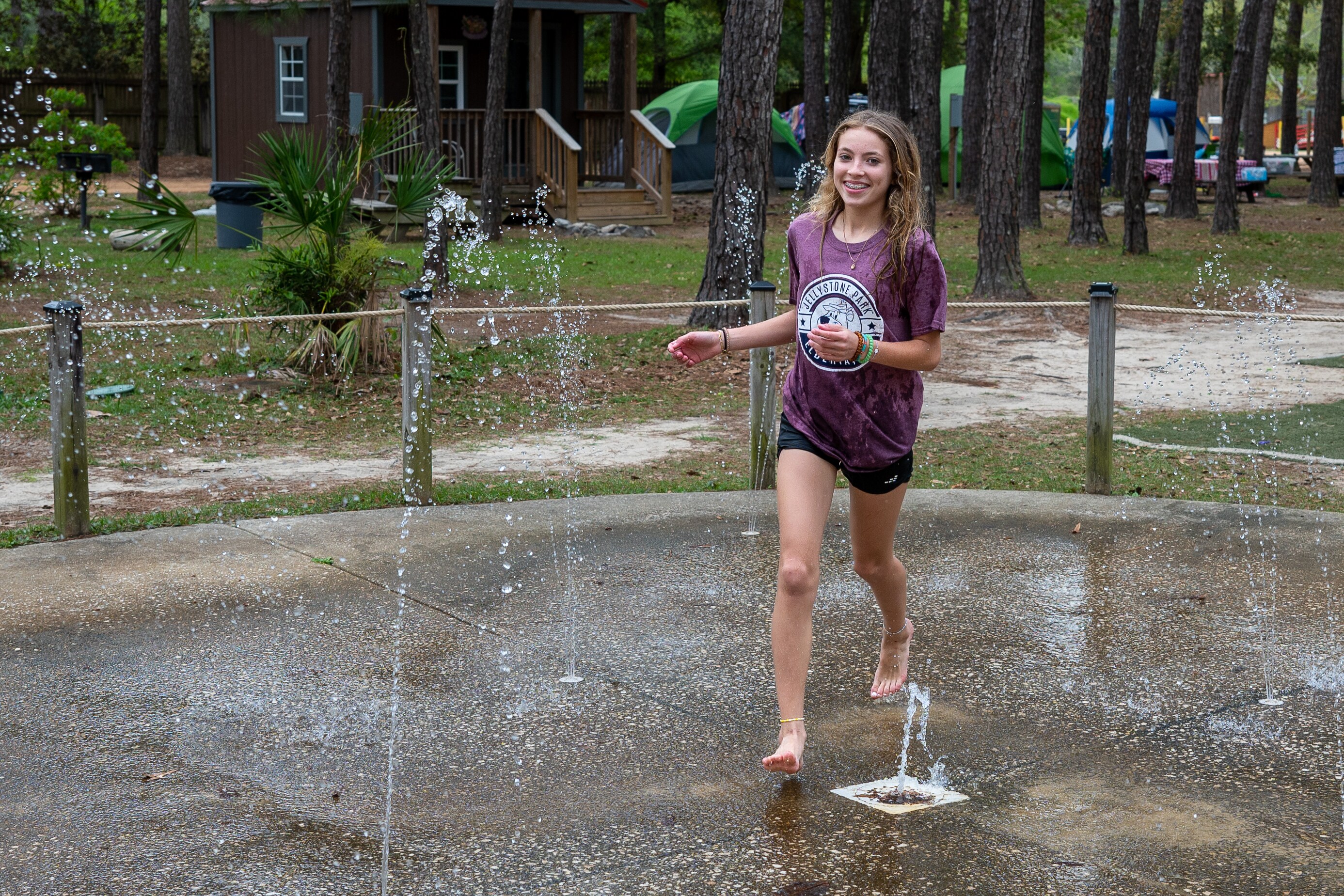 Splash Pad of Jellystone Park™ Alabama Golf Coast