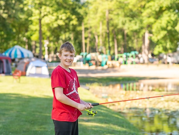 Fishing at Jellystone Park™ Barton Lake