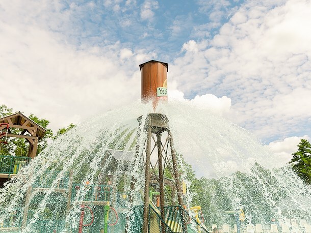 Interactive Water Playground at Jellystone Park™ Barton Lake