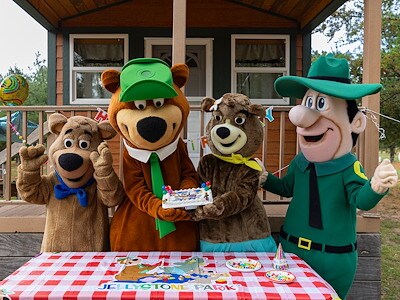 Yogi Bear birthday cake (feeds 15-20)