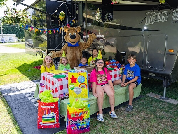 A Special Birthday Guest at Jellystone Park™ Jackson East
