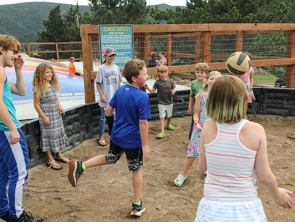 Gaga Ball at Jellystone Park Estes Park