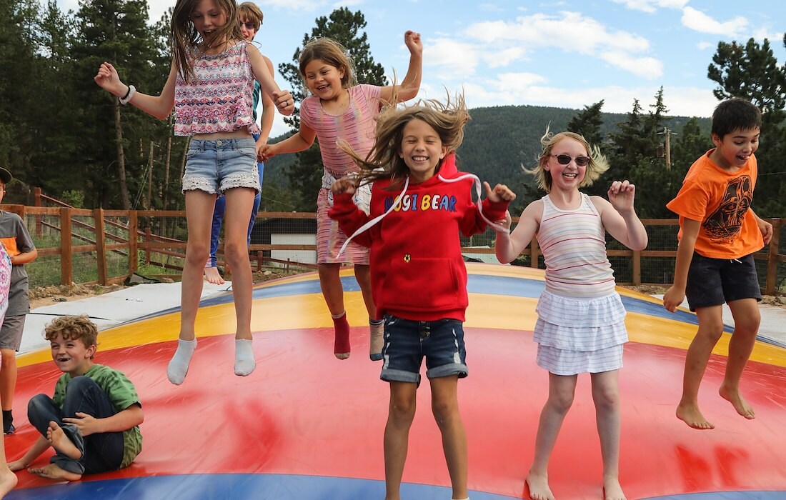 Bounce, bounce... and bounce some more! at Jellystone Park™ Estes Park