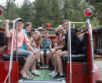 Personal Fire Truck Ride at Jellystone Park™ Estes Park