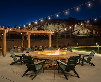 Resort Fire Pits at Jellystone Park Larkspur