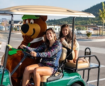 Golf Cart Rentals at Jellystone Park Larkspur