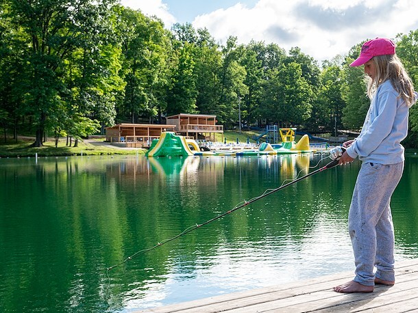 Fishing at Jellystone Park™ Columbus North