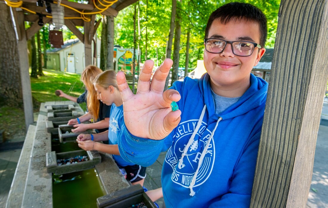 Gem Mining at Jellystone Park™ Columbus North