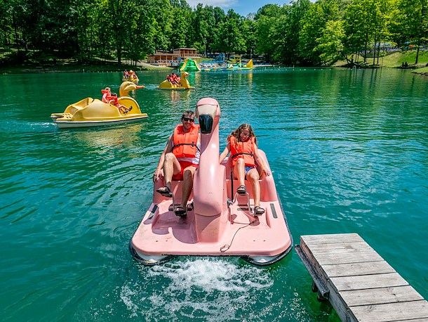 Pedal Boats at Jellystone Park™ Columbus North