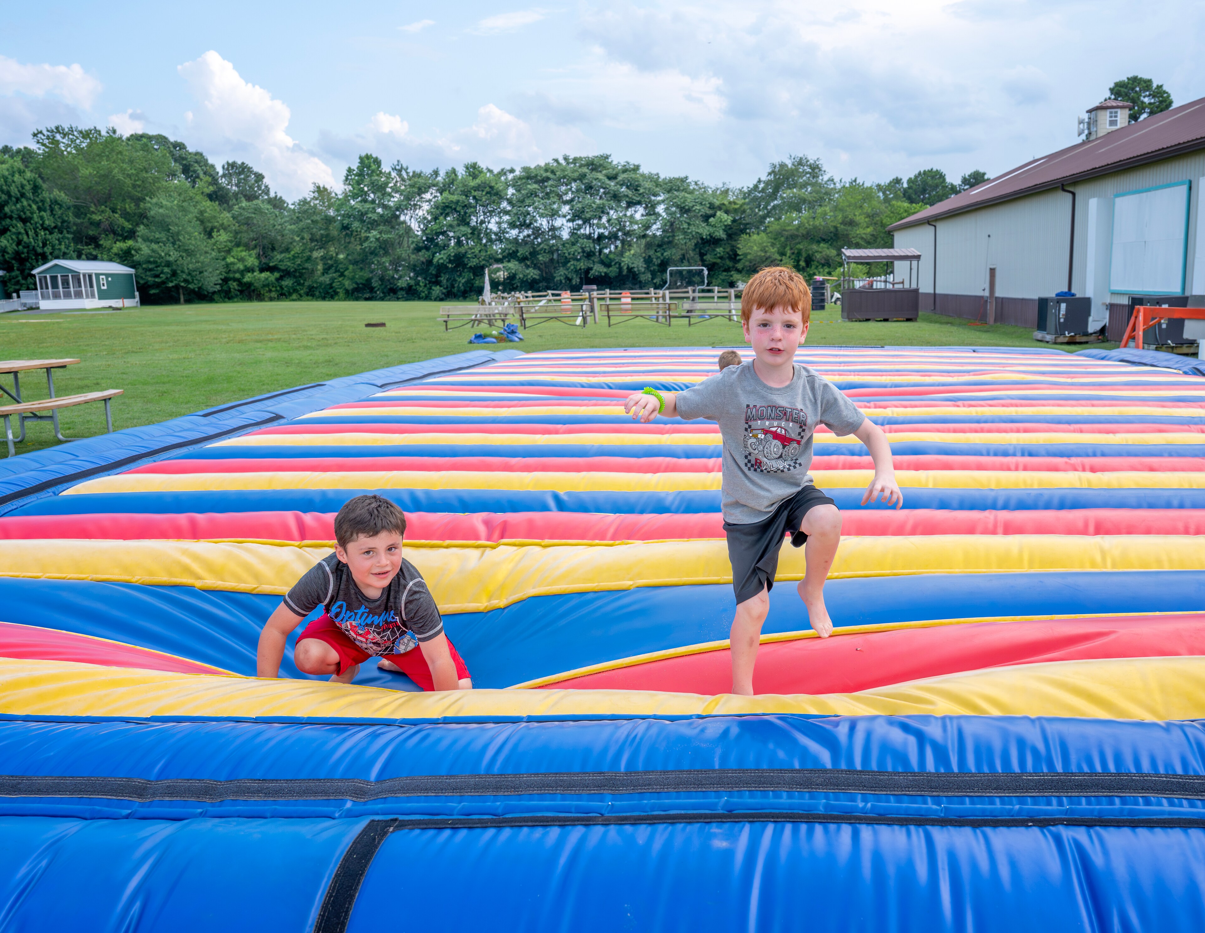 Jumping Pad at Jellystone Park™ Delaware Beaches