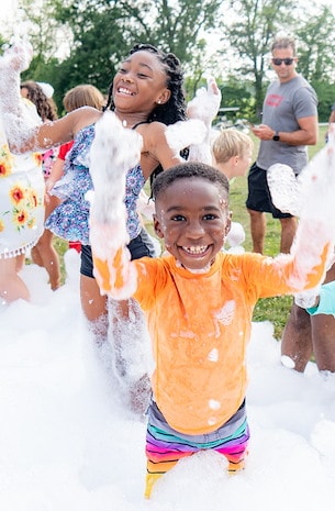 Foam Party at Jellystone Park™ Clay's Resort