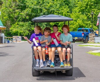 Golf Cart Rentals in Jellystone Park™ Pigeon Forge