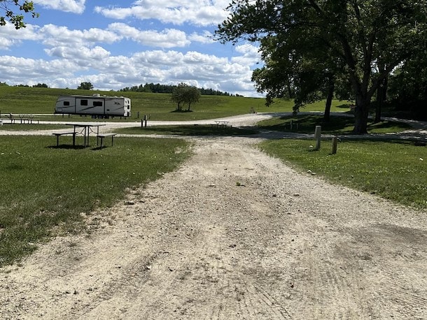 Pull-Thru 50/30 AMP RV Site - 2