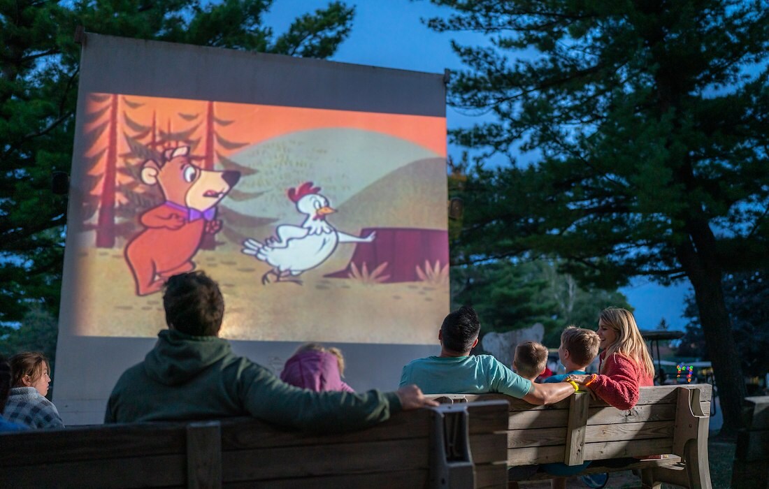 Outdoor Theater at Jellystone Park™ Wisconsin Dells