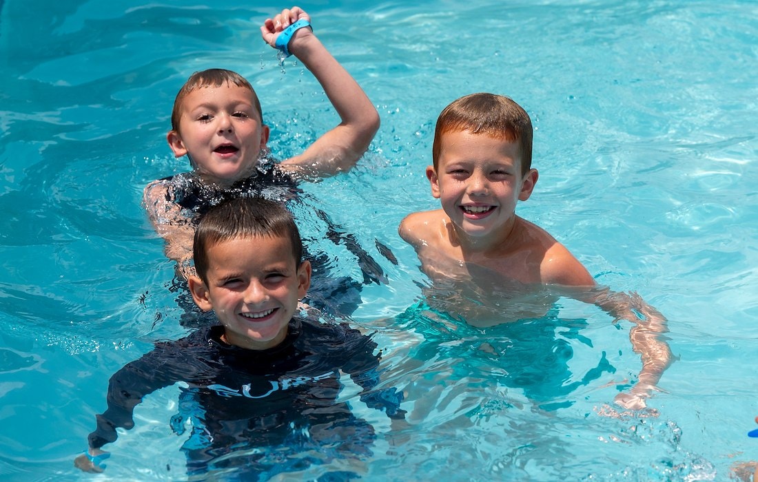 Swim, splash and play for hours!