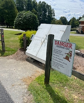 Propane Fill Station at Jellystone Park™ Tabor City